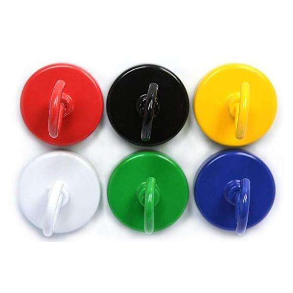 Quality Super Strong Colorful Magnetic Adhesive Hooks for Refrigerator wholesale