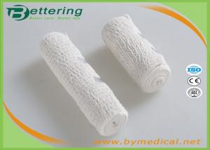 China Cotton Spandex Medical Elastic Crepe Bandages Surgical Bandage Natural Colour on sale
