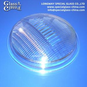 Custom Pressed Borosilicate Glass Lamp Cover For Outdoor Light