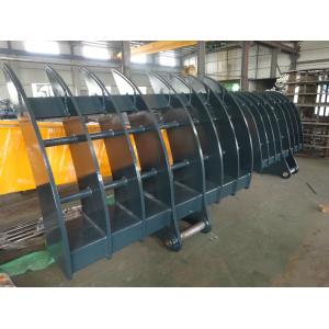 High Quality Root Rake For Hitachi Ex60 Excavator , Oem Mini Digger Rake Bucket