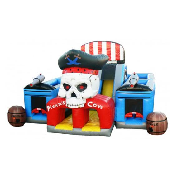 Quality OEM Bouncy Castle Assault Course , Blow Up Bounce House Hallowmas Theme Hallowmas wholesale