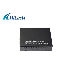 Auto Negotiation 1A 5G 10G Ethernet Fiber Media Converter