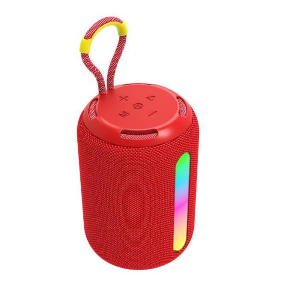 Colorful Wireless Speaker Multi Connection Bluetooth Speaker With RGB Light / Detachable Strap