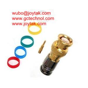 BNC Coaxial Connector BNC male Compression connector gold plated 50ohm for RG6