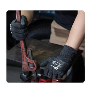 China Black HPPE Anti-Cut Gloves With PU Palm Coating For Warehousing on sale