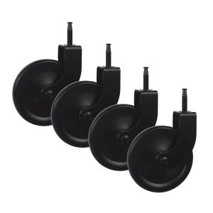 ISO9001 PP 44lbs Loading 75mm Trolley Wheels Heavy Duty