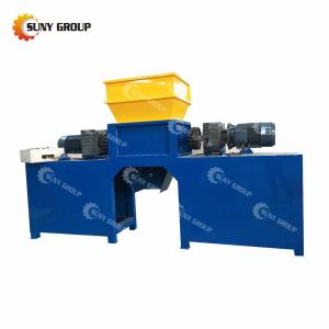 Powerful 15kW Multifunctional Plastic Metal Crusher Shredder Mini Twin Shaft