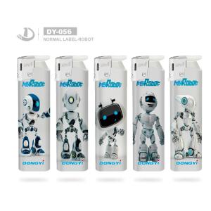 Smoking Fresh Solid Color Briquet Plastic Electric Lighter for Promotion Durable