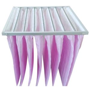 Flame Retardant Pocket Bag Air Filters HVAC F7 Synthetic Fiber Filter