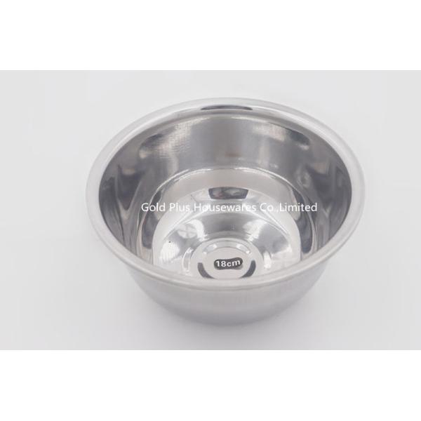 Quality 18cm Stainless Steel Cookware Sets , 100g Stainless Steel Salad Bowl wholesale