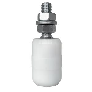 Pvc Gate Rollers And Guides M12 30x40 30mm X 40mm Zinc Plated Bulge In Middle