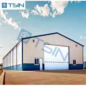 China Prefabricated Steel Structure Warehouse For Agriculture Fast Construction Q235B Q355B on sale