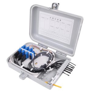 Indoor Fiber Optic Termination Box 4 Out Ports Ftth Termination Box With SC/UPC