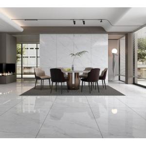 China Light Gray Polished Glazed Porcelain Tile 900x1800mm on sale