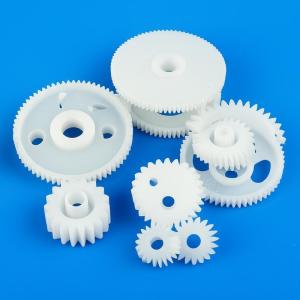 Precision CNC Machined Plastic Gear and Bush with Customizable Size for