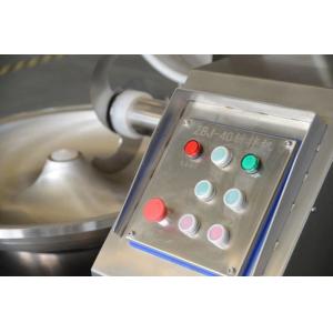 PLC Control Industrial Bowl Cutter Chopper For Food Factory Dual Speed