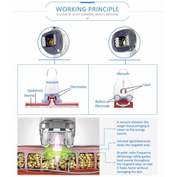 ISO Infrared Light Vacuum RF Cavitation Slimming Machine
