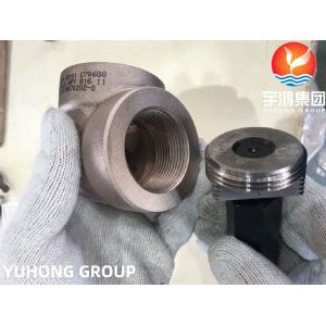 China ASTM B151 C70600 COPPER HIGH PRESSURE THREADED FITTING 3000LB NPT on sale
