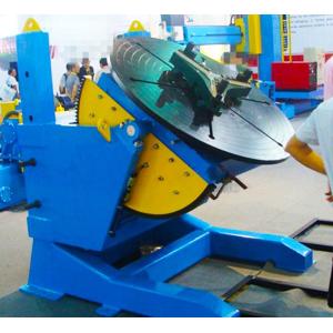 China 2T Bolt Lift Welding Turn Table With 3 Jaws Welding Chuck Steel Structure on sale