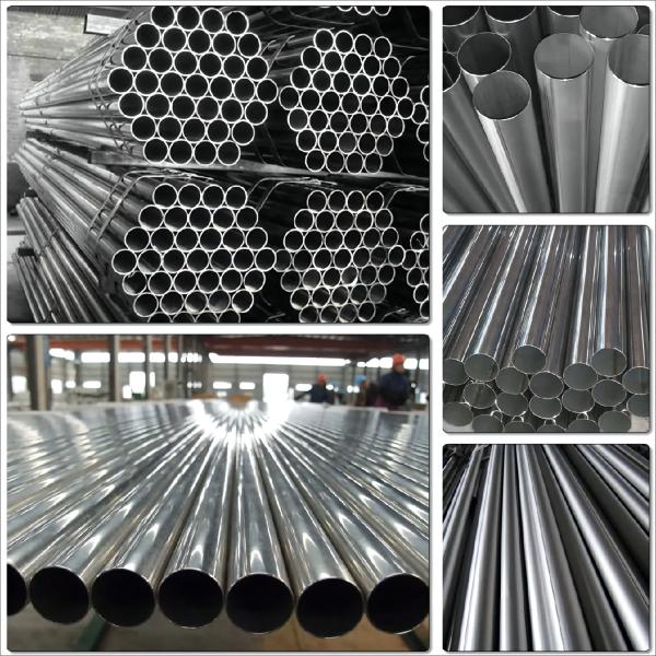 2B BA Welded Round Stainless Steel Pipe 201 202 304 410 420 430 JIS GB Hot Rolled ISO