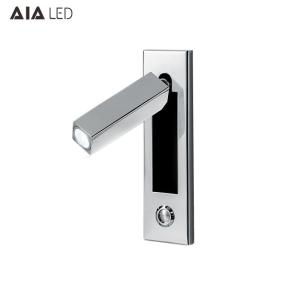 Recessed mounted bedside reading light led reading wall light 3W rotate bedroom