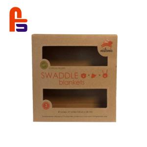 Custom Design Embossed UV Surface Treatment Kraft Paper Packaging Box