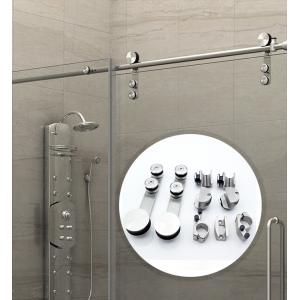 High Quality Sliding Shower Frameless Glass Sliding Door System Hardware