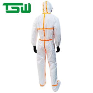 Anti Static Hooded Disposable Polypropylene Coverall