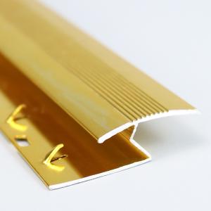 Golden Alloy Aluminum Carpet And Vinyl Metal Floor Edging