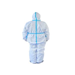 Electronics Disposable Protective Coverall Breathable White Personal Safety