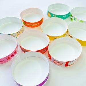 Disposable Tyvek Wristbands for Entertainment Events and Amusement Parks Heat