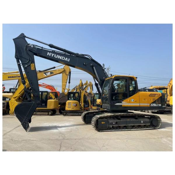 Quality Hyundai R220LC Cummins B5.9 Hydraulic Excavator 22tons wholesale