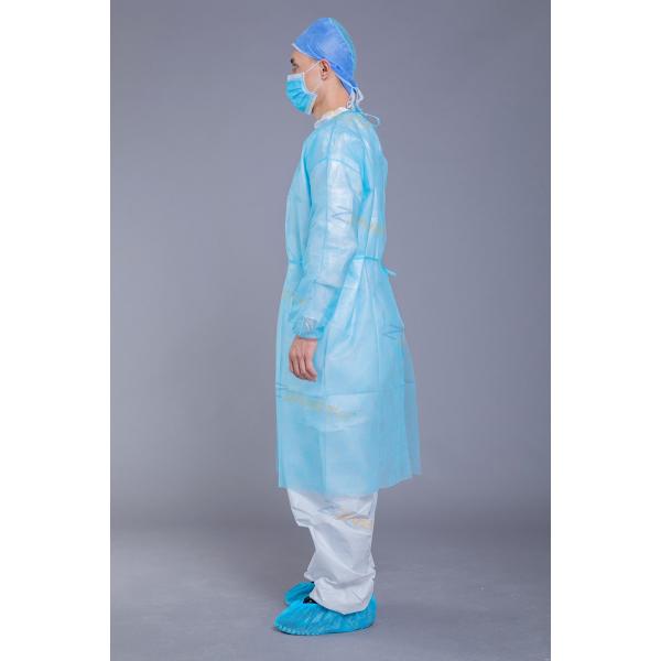 Quality Fluid Resistant Nonwoven Disposable Isolation Gowns wholesale