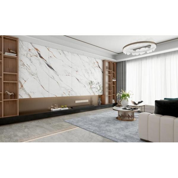 Carrara Polished Glazed Porcelain Tile 900x1800mm AAA Grade