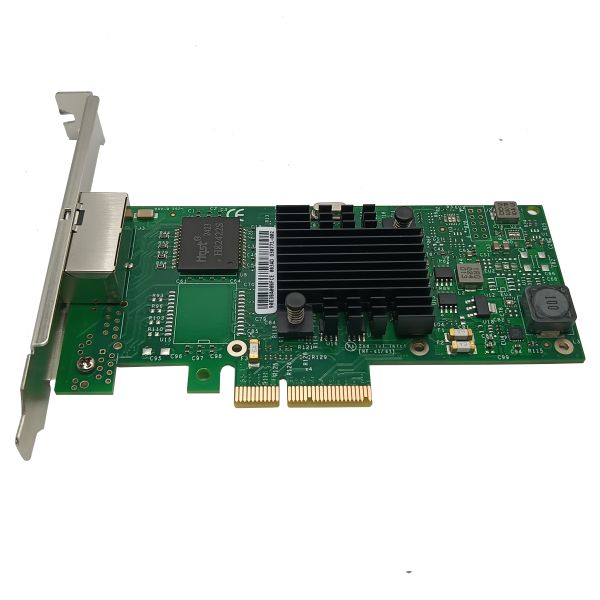 Quality Gigabit Dual RJ45 Ports PCIe Network Adapter HZ1I350T2 With 10 100 1000Mbps Speed wholesale