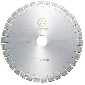 China 12 14 16 Wet Diamond Blade For Cutting Granite Stone With Edge Height 0.315in 8mm on sale