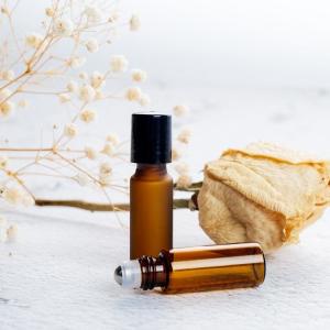 Matte Amber Glass Roller Bottles Bulk 3 Oz 10ml