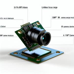 24 Pin MIPI Camera Module With Limitless Focus Range And Impressive 150° View