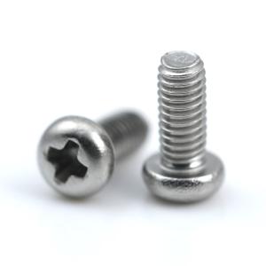 A2-70 Stainless Steel M1.7 Phillips Pan Head Precision Screw for Electronics