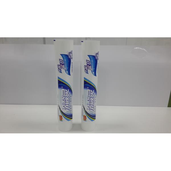 210g large Diameter Toothpaste Tube Plastic laminated Packaging with Transparent window