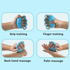 Hand Grip Exerciser Strengthener Four Finger Exerciser Ball and Hand Exercisers