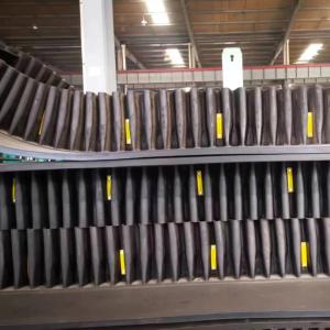 Versatile S Rubber Steel Cord Corrugated Sidewall Conveyor Belt