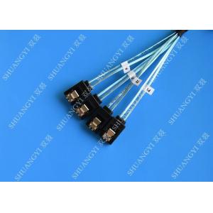 SFF 8087 To 4 SATA HD SAS Cable Length 0.5m With 90 Degree Angled Connector