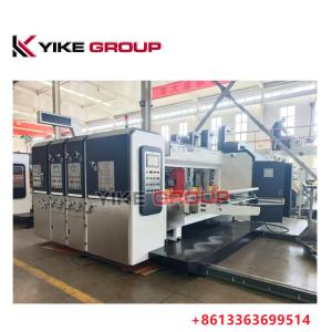 Yk-1228 Lead Edge Feeder Printer Slotter Die Cutter Machine For Corrugated