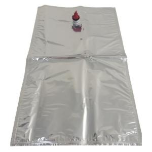 Leakproof Heat Seal Rectangular 220L Aseptic Bag In Drum With 1 Elpo Valve Nozzle