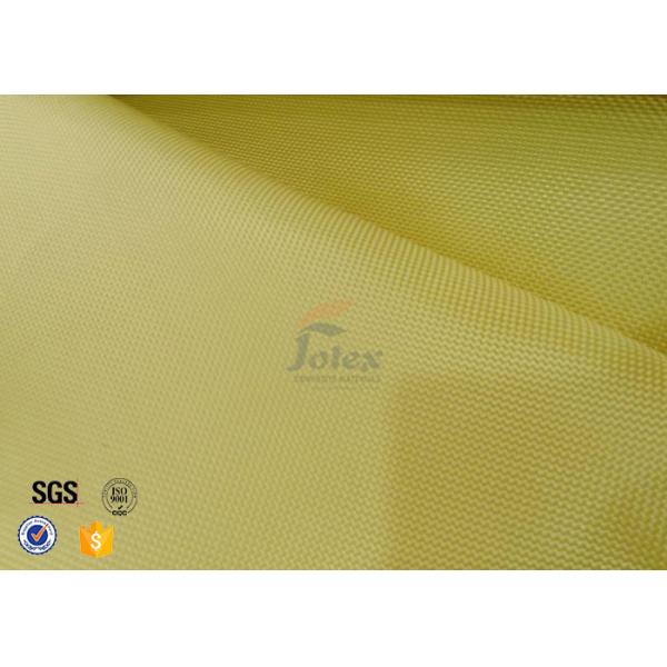 Quality Plain / Twill Weave Aluminized Kevlar Fabric 1000D Yellow Chemical Resistance wholesale