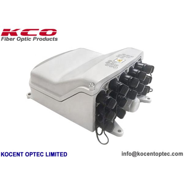 White Fibre Optic Termination Box , 16 Port SC/APC Plc Fiber Optic Splitter