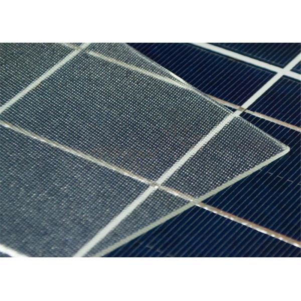 High Light Transmittance Tempered Solar Glass / Low Iron Patterned Glass For
