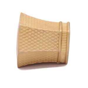 Die Cast Flower Shape Metal Perfume Cap , Gold Color Customized Bottle Caps