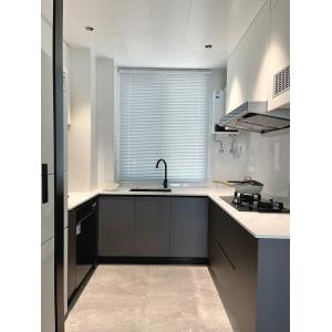 Anti-Scratch Lacquered Hygienic Particle Board Kitchen Cabinet